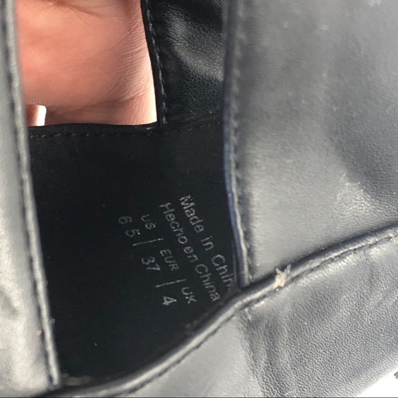 Aldo Black Cage Heels Size 6.5 - Picture 6 of 7